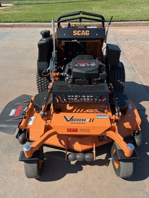 Demo Scag V-Ride II 52″ Stand on Mower